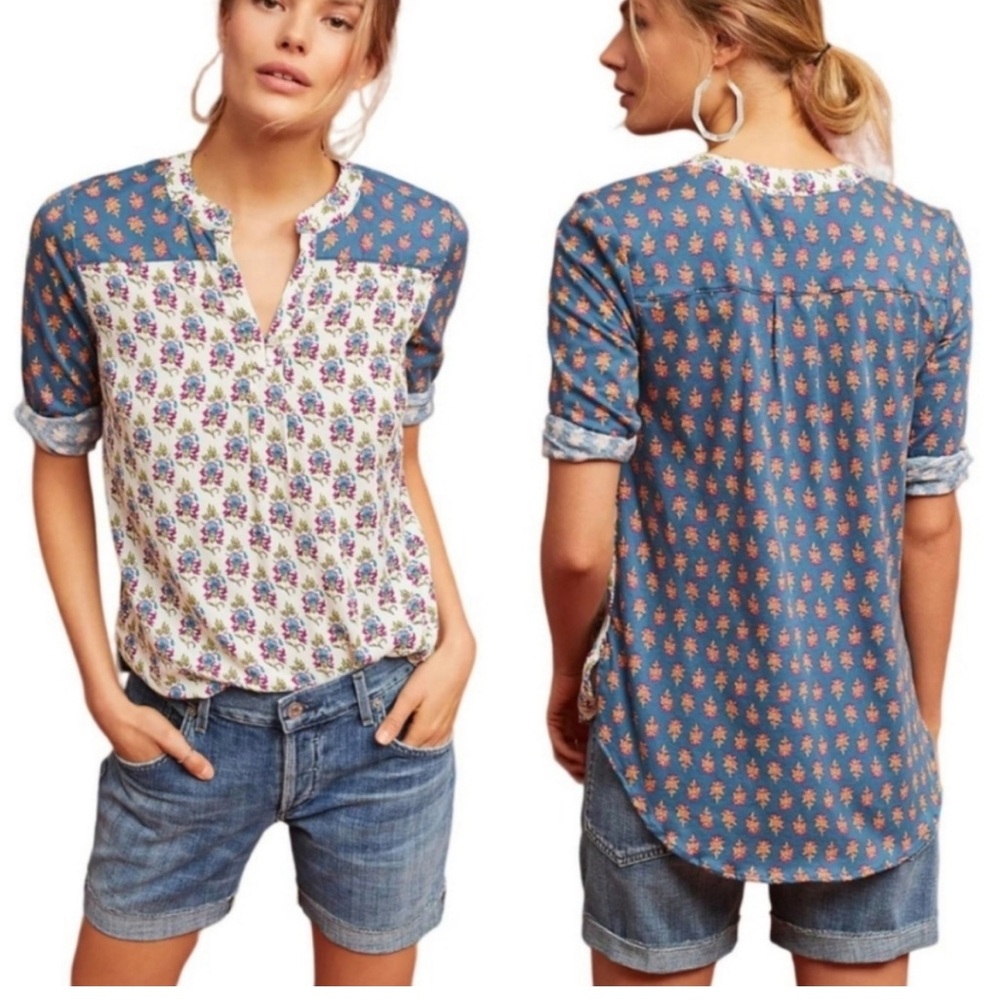 Anthropologie Maeve Mandan Top
